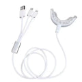 Teeth Whitening Accelerator Smart LED Blue Light Portable Usb/Iphone/Android Charging Device Teeth Whitener Light Gum Tray