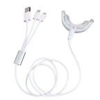Teeth Whitening Accelerator Smart LED Blue Light Portable Usb/Iphone/Android Charging Device Teeth Whitener Light Gum Tray