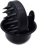 Silicone Hair Scalp Massager Shampoo Brush Shower Comb Exfoliate Remove Dandruff, Promote Hair Growth, with Soft Silicone Scalp Massager for Various Scalp and Hair Types (Shampoo Brush & Bowl)