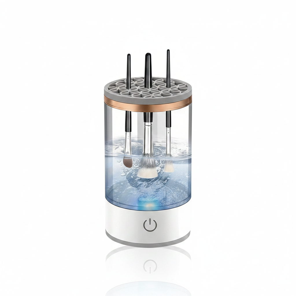 Veluné Aura Instant Brush Cleaner Pro on white background
