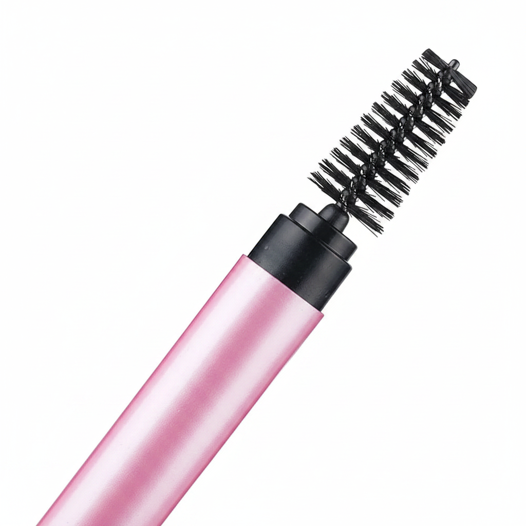 Close-up of Veluné Aura Heated Lash Lift Curler comb tip and sleek design